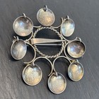 830s Silver Jab Signed Large Solje Brooch Norway Vintage 18g 2 5    M1