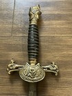 Antique Knights Of Pythias Ur Ceremonial Sword Scabbard Named J Colomer Fcb 37 