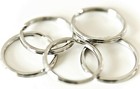 Wholesale Lot 1000 Key Rings Split Rings Keychain 28mm 1-1 8  D Free Shipping