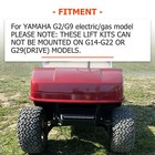 6  A-arm Lift Kit For Yamaha 1985-1995 Golf Cart G2   G9 Model Powder Coated