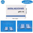 480x Ph Test Strips Universal 1-14 Laboratory Paper Litmus Tester Urine Saliva