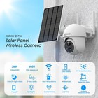 Anran Solar Battery Wifi Outdoor Pan tilt Home Security Cameras System Wireless