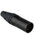 Neutrik Nc5mx-b Xlr 5 Pin Male And Nc5fx-b 5 Pin Female Dmx  - 6 Male 1 Female