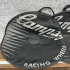 Campagnolo Racing Wheels Wheel Bag Pair 700c Black Nylon Zip Handle Road Bike