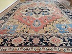 9 X 12 Vintage Design Turkish Veg Dye Serapi Heriz Kazak Antique Caucasian