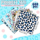 Kinlop 600 Pcs 4 X 4 Inch Cotton Fabric Square Christmas Precut Quilting Patc   