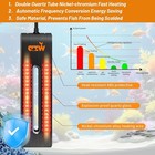 Azw Aquarium Heater 300w 500w 800w  Fish Tank Heater With Digital Led Control   