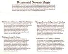 1976 Washington Bicentennial Souvenir Sheets Set Of 4 Sc 1686 Thru 1689 Mnh