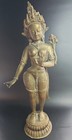 Antique vintage  Bronze Hindu Buddha Over 15 Inches