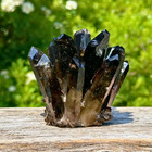Raw Smoky Quartz Cluster Crystal Healing Geode Mineral Specimens Home Decor Gift