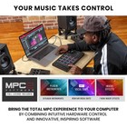 Akai Professional Mpc Studio Midi Controller Beat Maker With 16 Velocity Sensiti