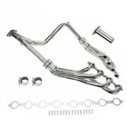 For 07-14 Chevy Gmc 4 8l 5 3l 6 0l Long Tube Stainless Steel Headers W  Y Pipe