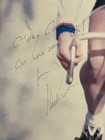Vintage Framed Vittoria Cycling Shoes Poster Autographed By Phil Anderson 1985