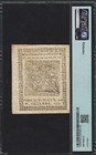 1772 Pennsylvania Colonial 2 Shillings Currency  Super Pmg About Uncirculated 55
