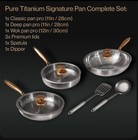 Taima Pure Titanium Signature Pan Complete Set  8 Piece 