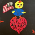 Vietnam Black Light Protest Poster Chicken Little Was Right Planes Bombs 38x25   