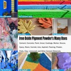 Lhczxjzmy Cement Pigment Powder Concrete Color Pigment - Iron Oxide Powder For