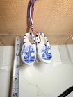 Hand Painted Delft Blue Holland Miniature Dutch Clogs Souvenir Ornament