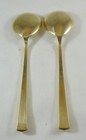 Vintage Dirigold Dirilyte Goldware Empress Flatware Silverware Cream Soup Spoon