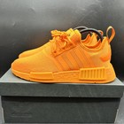 New Adidas Nmd R1 Women s Shoes Size 6 5 Bright Orange Sneakers Athletic Gv9439