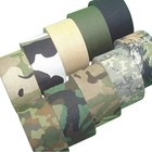 1pc Camouflage Self Cling Tape Roll Waterproof Outdoor Camo Fabric Wrap 2x196in