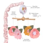 Lambs   Ivy Little Garden Felt Flowers Musical Baby Crib Mobile Soother Toy