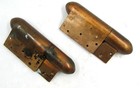Vintage 1940 s Bakewell Hydro Hinges  Brass  Set Of 2  H101 h124