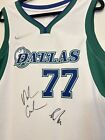 Luka Doncic   Mark Cuban Signed Dallas Mavericks Nike Jersey Autographed Jsa Loa