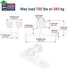 4 Wheel Trolley Assembly For Electric Hoist Installation Roller With 1-5 8  Wide