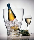 Prodyne Tall Wine Tub Bucket  8  X 10   Elegant Crystal Clear Design