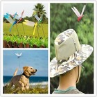 6 Pack Dragonfly Clip 3d Dragonfly Garden Stakes Decor fly Deterrent  Dragonfly