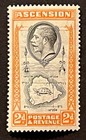 Travelstamps  1934 Ascension Stamps Sg 24 - 14 Perf - Kgv - Mint Mogh