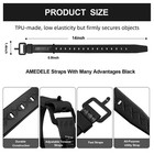 2 Pack 14  Rubber Tie Down Straps quick Lashing Straps With Buckles Black