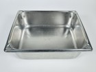  3  Half Size 4  Deep Stainless Steel Steam Table Hotel Food Pan Commercial Nsf