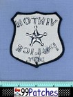Vinton  old Vintage  Louisiana Shoulder Patch Cheesecloth Blue Star 3 3   7m