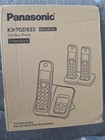 Panasonic Cordless Phone With Answering Machine  Kx-tgd833m  metallic Black 
