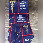 Steven Harris Necktie Handmade Novelty Vintage Men s Doctor Needle Stethoscope