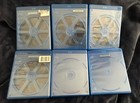 Lot Of 6 Blu-ray 12mm Standard 1 Disc Style Empty Replacement Boxes Cases  Vg 
