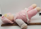 Baby Gund My First Dolly Plush Stuffed Doll Toy Pink Flower Blond Hair Lovey