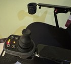Pride Mobility Jazzy Power Wheelchair Black Carbon Fiber Joystick Cup Holder
