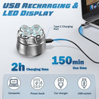 Head Shavers For Bald Men  Magnetic Electric Razor Hair Trimmer For Men Cordless