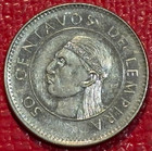 High Grade Au 2005 Honduras 50 Centavos Coin-sep535