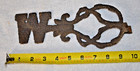 Antique Primitive Rustic Cast Iron Farm Weathervane  Directional W