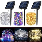 100-300 Led Solar Power String Fairy Lights Garden Outdoor Party Christmas Lamps