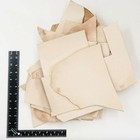 Vegetable Tan Tooling Cowhide Leather Scraps Light 3-6 Oz   1-2 4mm  Thick