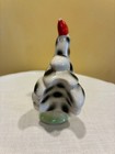 Vintage Black   White Chicken Rooster Shaker Arrow Japan