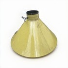 Preway Style Freestanding Cone Fireplace Mid Century Modern Mellow Yellow  36   