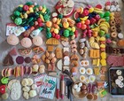 Big Variety Of Realistic Pretend Play Food Lot Over 375 Pcs  Vtg  Melissa Doug  