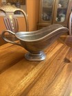 Vintage Wilton Armetale Pewter Tone Aluminum Gravy Sauce Boat
