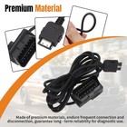 For Cord V3 Subaru Ford Wrx Sti Focus Evo Bmw Cars Obd2 Obdii Cable - 6 4ft